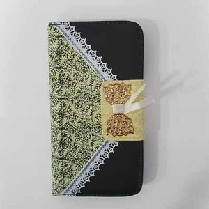 Flip Case for Samsung Galaxy S6 G920F G920i G920Q G9208 Floral Cover Neat Design - Picture 1 of 6