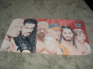 WWE Wrestling Beach Pool Towel 51" x 28" Dreamtex Cotton Wrestlers Cena, Reigns - Picture 1 of 5
