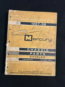 1957-58 Mercury Chassis Parts Catalog Ford Motor Company - Picture 1 of 11