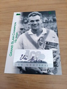 2012 Ace Authentic Grand Slam Champion Green #45 Vic Seixas Auto #