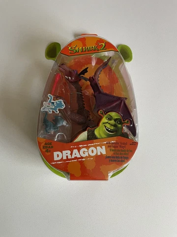 Shrek 2 Dragon Launchin Fireball and Flappin Wing & Baby Brand New Sealed Cover
