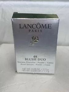 Lancome 65 Blush Duo Plural Textures-Powder+Cream 2.3g & 1.1g (new with box) - Picture 1 of 9