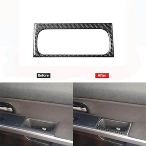 For Suzuki Grand Vitara 2006-13 Carbon Fiber Copilot Rear Door Handle Frame Trim - Foto 1 di 10
