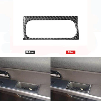 For Suzuki Grand Vitara 2006-13 Carbon Fiber Copilot Rear Door Handle Frame Trim - Image 1 of 4