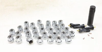 NEW Pro Comp 32-Piece M14×1.5 HT Spline Lug Nut Kit Chrome Open End PXA16145OE - Image 1 of 4