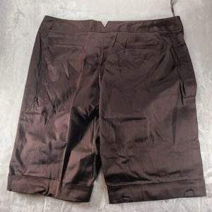 Jones and Co Woman Bermuda Shorts Dark Mocha Livorno Women's 22W - Picture 1 of 7