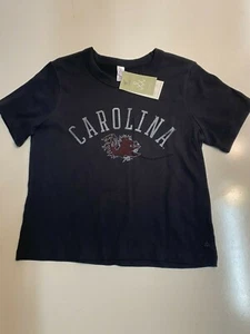 NWT South Carolina Gamecocks logo T shirt Short sleeve M Women's New Black - Picture 1 of 2