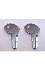 (2) Bauer RV Keys Cut to Key Codes AE001-AE010 MotorHome Travel Trailer Camper - Picture 1 of 1