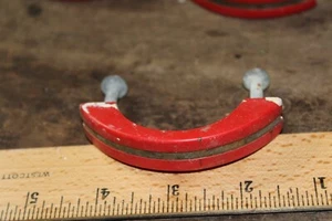 ONE EACH Vintage 3" Drawer Door Pull Red Bakelite or Catlin 2-1/4" Hole - Picture 1 of 7