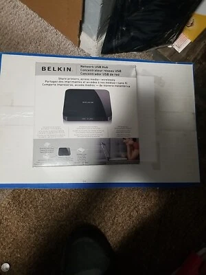 Belkin 5-Port Network USB 2.0 Hub Model  F5L009tt;Share Printers,access media - Image 1 of 4