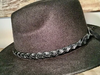 Banda de sombrero de cuero para todos los sombreros hecha en Australia ajustable aspecto elegante SOMBRERO EXTRA Foto 1 de 4