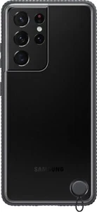 Samsung Clear Protective Cover for Galaxy S21 Ultra 5G - Black *BRAND NEW* - Picture 1 of 3