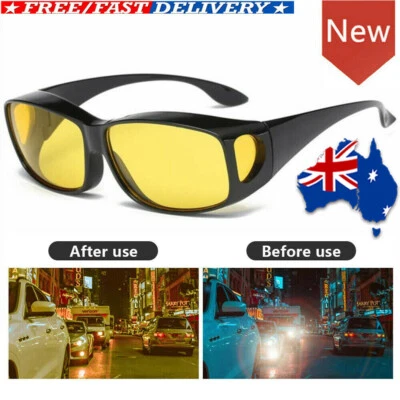 For Mazda Night Vision Driving Glasses Anti Headlight High beam glare Sunglass - image 1 of 4