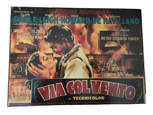 Quadro a tavolozza del film famoso Via Col Vento cm 40 x cm 29 - Foto 1 di 1