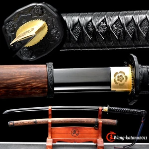 Sable Militar 40"" 98 Tipo T10 Acero Katana Palo de Rosa Espada Samurai Japonesa Nuevo - Imagen 1 de 12