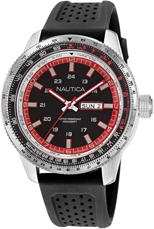 Nautica Pier 39 Quartz Black Dial Men's Watch NAPP39S22