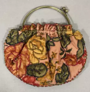 Bolso de mano con cuentas florales sin marca con correa desmontable - Imagen 1 de 11