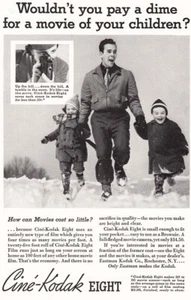1935 Cine Kodak Eight: Movies Of the Climb Cost Us Less Vintage Print Ad - Picture 1 of 1