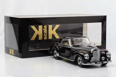 1:18 KK-Scale Mercedes-Benz 300 SC Coupè 1955 Nero KKDC180831 Diecast - Immagine 1 di 4