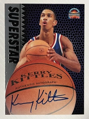 Kerry Kittles 1997 Score Board  Silver Auto Autograph Nets Villanova - Image 1 of 2