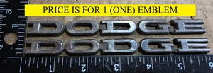 (1) DODGE PLASTIC EMBLEM 5.8" x 0.5" (2943) - Picture 1 of 8