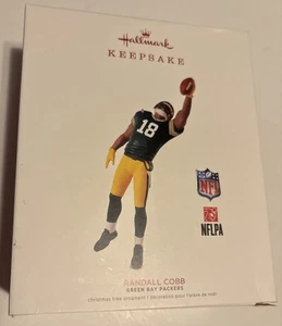 2018 Hallmark Keepsake Ornament Randall Cobb Green Bay Packers NFL Football New - Picture 1 of 4