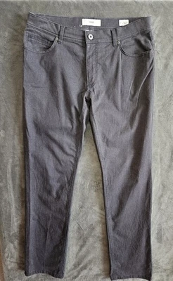 Pantalones Brax Feel Good Cooper elegantes calce regular para hombre 35x32 gris oscuro rectos Foto 1 de 4
