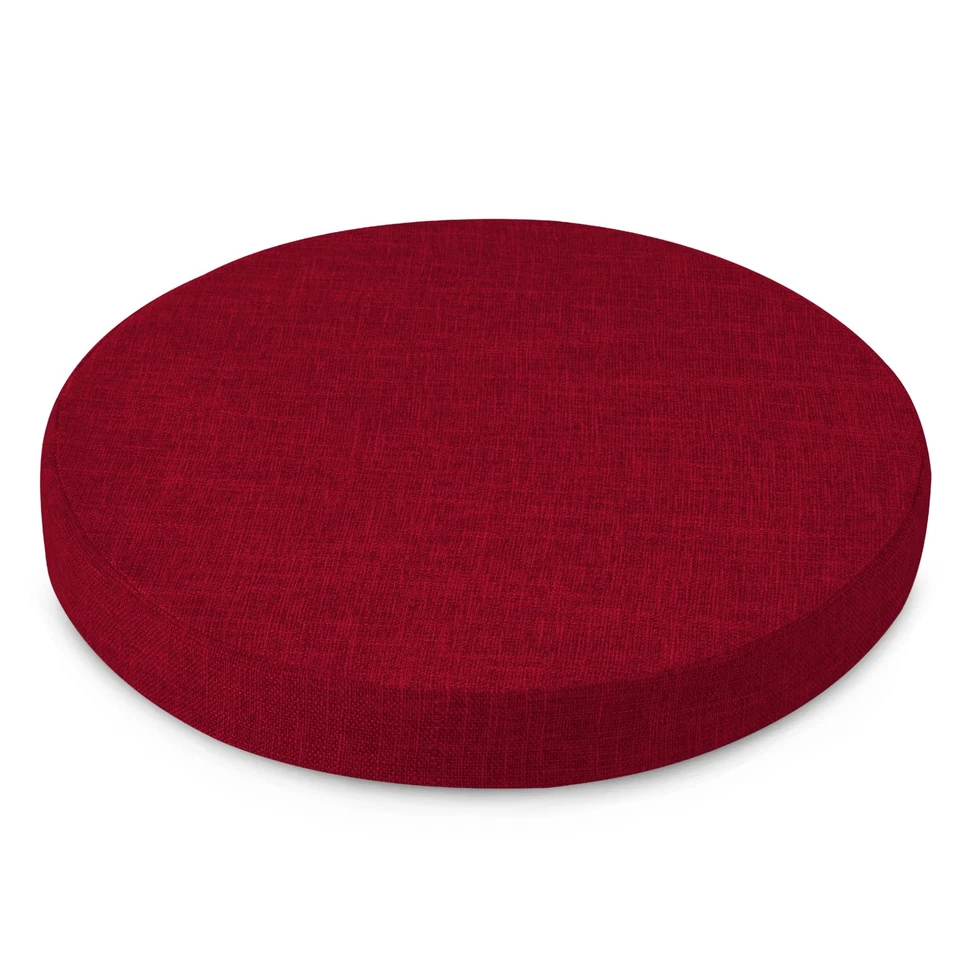 Cojines de silla redonda para sillas de comedor Cojines de asiento de cocina redondos suaves con... Foto 1 de 4