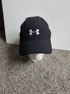 Under Armour Hat Womens Strap Back OSFA Black Lightweight Breathable Running Gym - Picture 1 of 11