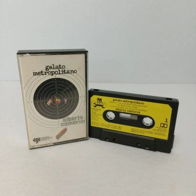 Alberto Camerini 🎶 Gelato Metropolitano 🎶 Musicassetta K7 Rara (1977) - Image 1 of 4