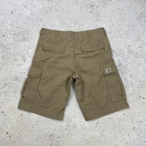 Carhartt WIP Men’s Cargo Shorts Beige Size 33 Regular Fit Work in Progress - Picture 1 of 8