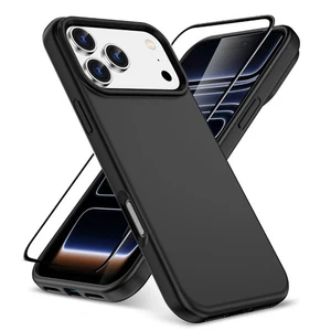 Case For iPhone 17 Air Pro Max 16 15 14 13 12 Gel Phone Cover +Screen Protector - Picture 1 of 12