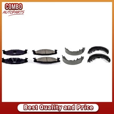 Juego de pastillas de freno de disco delanteras traseras para Ford E-150 Econoline 1997-2002 zapata de freno de tambor Foto 1 de 3