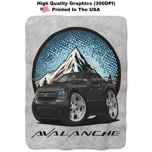 DigiRods Corvette C8 2023 70th Anniversary Black Cartoon Auto Sherpa Decke - Bild 1 von 4