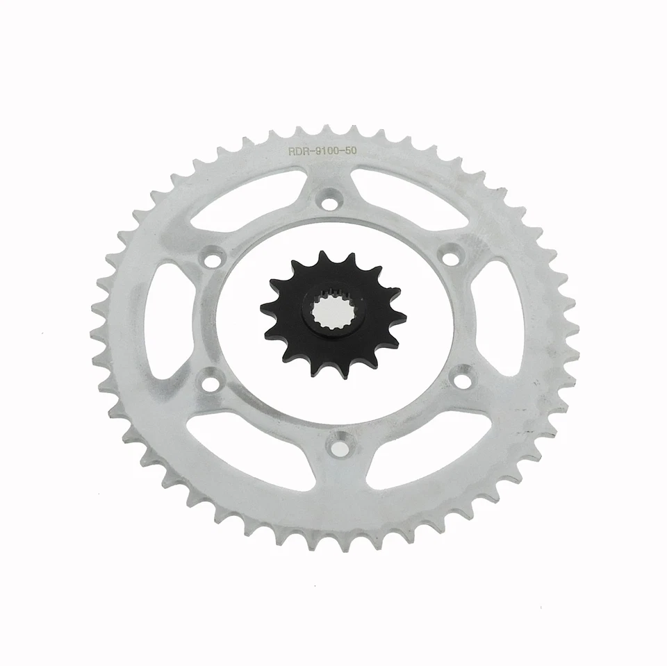 Sprockets for KTM 525 SX 2003 - 2006 Front 14 Tooth and Rear 50 Tooth Sprocket - Image 1 of 4