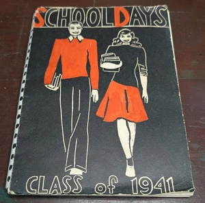 Vintage 1941 West Springfield High School "School Days" Yearbook, Massachusetts - Picture 1 of 5
