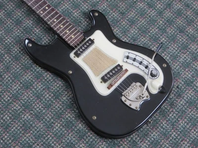 1960s Hagstrom Sweden Model I RARE Black! w/case - Image 1 of 4