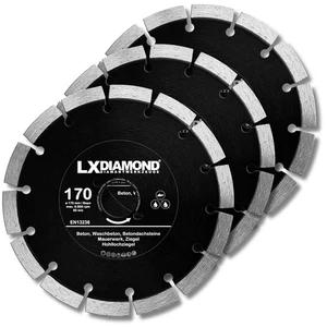 LXDIAMOND 3x Diamant-Trennscheibe 170mm passend für Bepo FFS 171 SE Fensterfräse - Bild 1 von 8