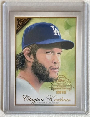 2019 Topps Gallery National Baseball Card Day #GPCK Clayton Kershaw - Image 1 of 2