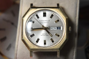 Reloj automático para hombre Bulova CARAVELLE GP AS1916 17J vintage 1971--4 reparaciones - Imagen 1 de 9