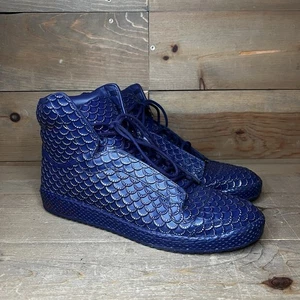 Adidas Top Ten 10 Hi PC Ornament Pack Blue D70333 Fish Scales Men's Size 11.5 US - Picture 1 of 12
