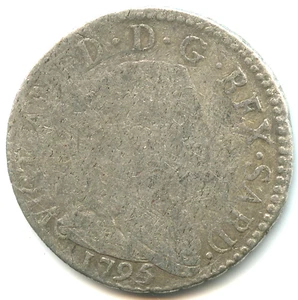 Savoie  20 soldi Victor Amédée III 1795 n°5344 - Imagen 1 de 2