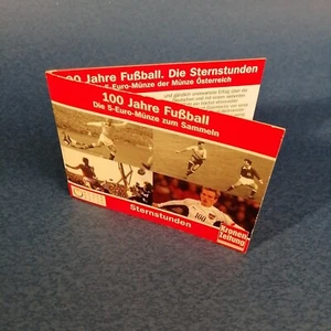 5 Euro Österreich 2004 100 Jahre Fußball Silber Stempelglanz 3:2 Cordoba - Bild 1 von 5