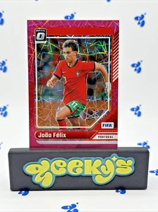 2024-25 Donruss FIFA Joao Felix /99 Optic Pink Velocity Prizm #122 SP Portugal - Picture 1 of 13