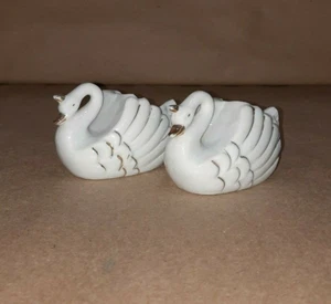 Soporte de palillo de dientes vintage pájaro cisne JAPÓN - Imagen 1 de 8