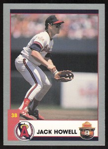 1990 California Angels Smokey   Jack Howell #8 California Angels