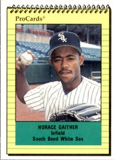 1991 South Bend White Sox ProCards #2862 Horace Gaither Louisville Kentucky Card