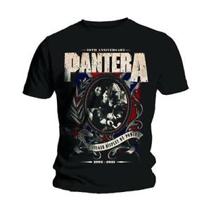 Pantera - Anniversary Shield Band Band T-Shirt Official Merch NEU