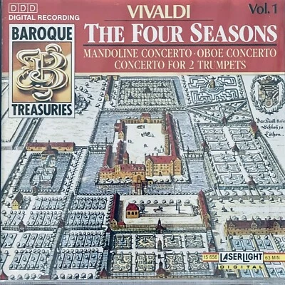 Vivaldi четыре сезона CD 1990 лазерный свет цифровой гобой мандолина трубы новый - Изображение 1 из 3