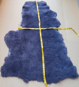 SHEEPSKIN PELT--Blue grey color - Picture 1 of 2